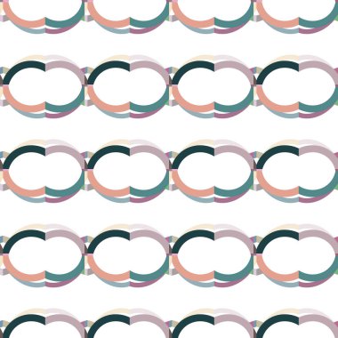 Geometrik süslemeli vektör deseni. Kusursuz tasarım dokusu.