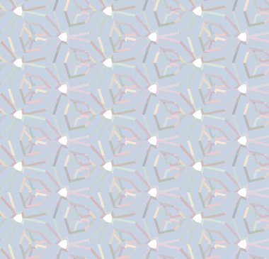 Geometrik süslemeli vektör deseni. Kusursuz tasarım dokusu.