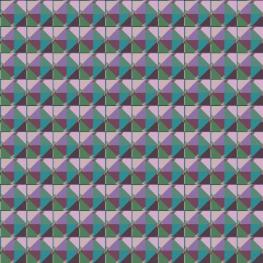 Soyut geometrik dikişsiz desen. Duvar kağıtları, arkaplan, yüzey dokuları için vektör çizimi 