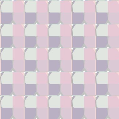 farklı geometrik şekillere sahip soyut, pürüzsüz desensiz vektör çizimi