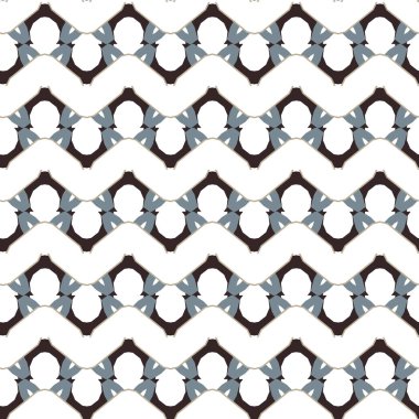 geometrik süsleme biçiminde kusursuz vektör deseni