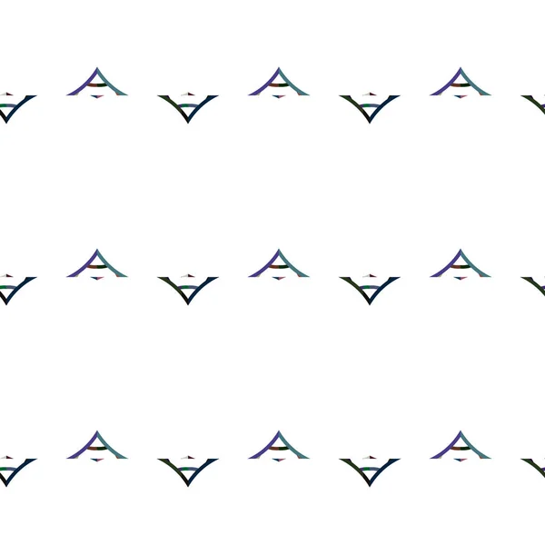 Геометрический Орнаментальный Векторный Рисунок Бесшовная Текстура Дизайна — стоковый вектор