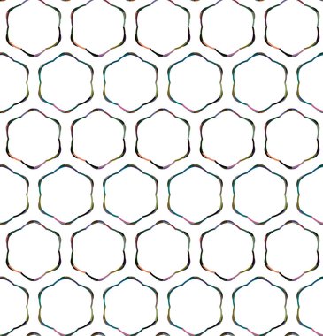 Geometrik süslemeli vektör deseni. Kusursuz tasarım dokusu.