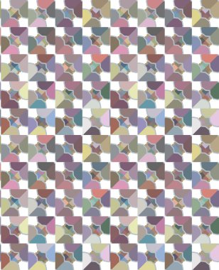 geometrik şekil tasarımlı kusursuz desen