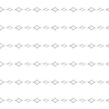 farklı geometrik şekillere sahip soyut, pürüzsüz desensiz vektör çizimi