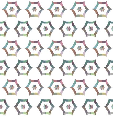 geometrik şekilli kusursuz desen.