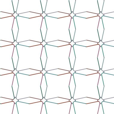 Soyut geometrik dikişsiz desen. Duvar kağıtları, arkaplan, yüzey dokuları için vektör çizimi 