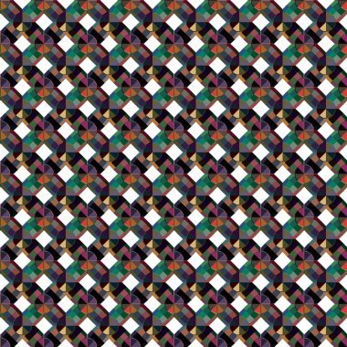 abstract texture. colored weave pattern. retro checkered background. geometric plaid illustration