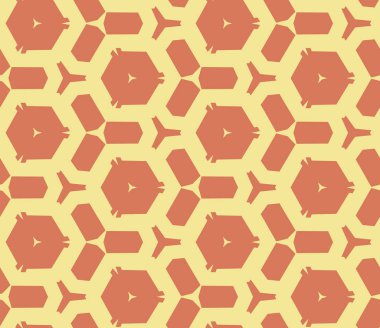 Soyut geometrik şekilli kusursuz desen