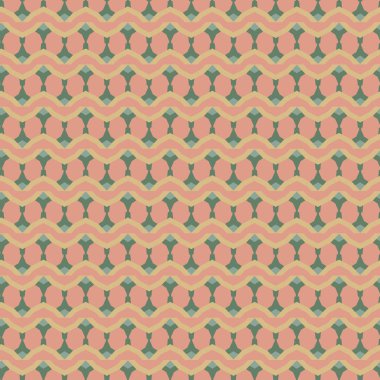 Modern geometrik vektör tasarımı, kusursuz desen çizimi