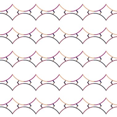Soyut geometrik şekilli kusursuz desen