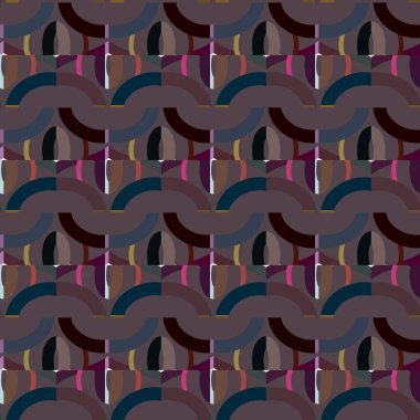 geometrik şekil tasarımlı kusursuz desen