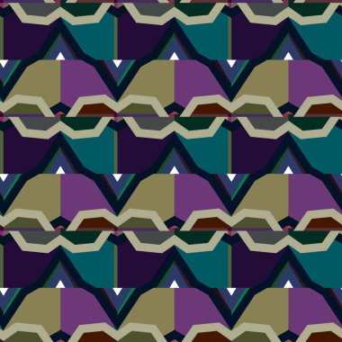 geometrik elementlerle kusursuz arkaplan, vektör illüstrasyonu 