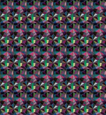 geometrik şekil tasarımlı kusursuz desen