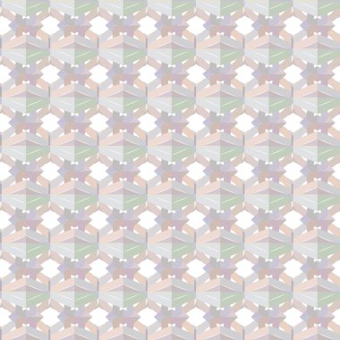 Geometrik süslemeli vektör deseni. Kusursuz tasarım dokusu.