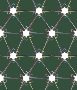 Soyut geometrik şablonun vektör çizimi
