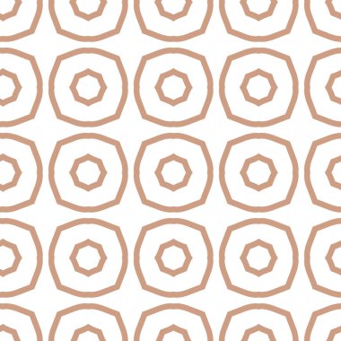 farklı geometrik şekillere sahip soyut, pürüzsüz desensiz vektör çizimi