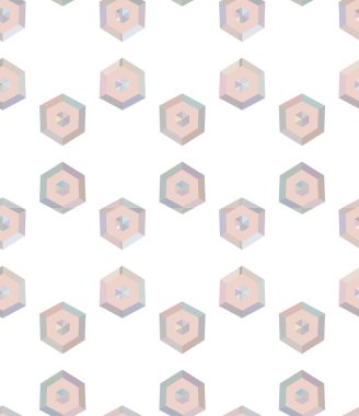 geometrik şekil tasarımlı kusursuz desen