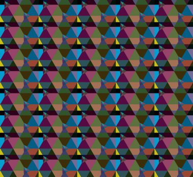 geometrik elementlerle kusursuz arkaplan, vektör illüstrasyonu 