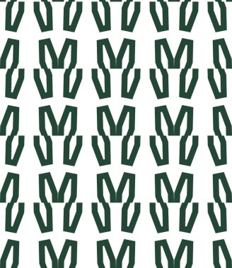 farklı geometrik şekillere sahip soyut, pürüzsüz desensiz vektör çizimi