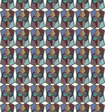 geometrik şekil tasarımlı kusursuz desen
