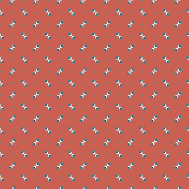 Geometrik süslemeli vektör deseni. Kusursuz tasarım dokusu.