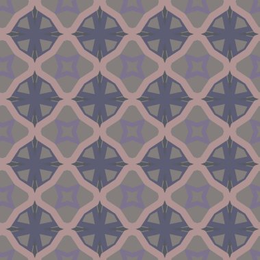 farklı geometrik şekillere sahip soyut, pürüzsüz desensiz vektör çizimi