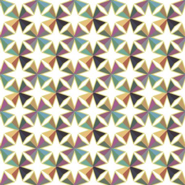 geometrik şekilli kusursuz desen