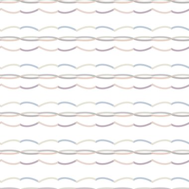 farklı geometrik şekillere sahip soyut, pürüzsüz desensiz vektör çizimi