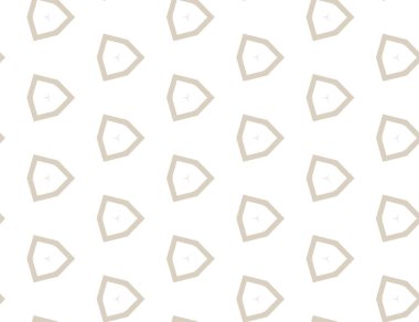 Geometrik süslemeli vektör deseni. Kusursuz tasarım dokusu.