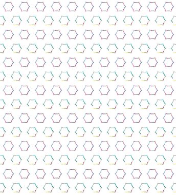 Geometrik süslemeli vektör deseni. Kusursuz tasarım dokusu.