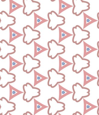 geometrik şekil tasarımlı kusursuz desen