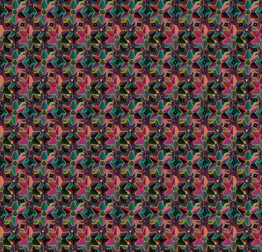 geometrik şekil tasarımlı kusursuz desen