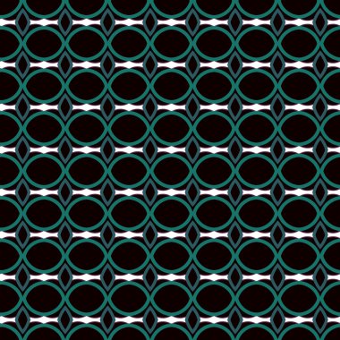Modern geometrik vektör tasarımı, kusursuz desen çizimi
