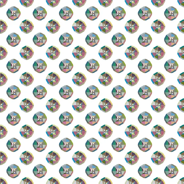 Soyut geometrik şekilli kusursuz desen