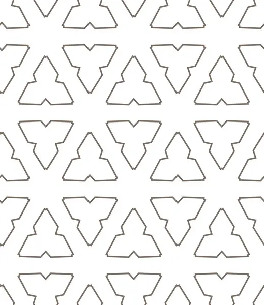 Geometrische Ornamentele Vector Patroon Naadloze Ontwerptextuur — Stockvector