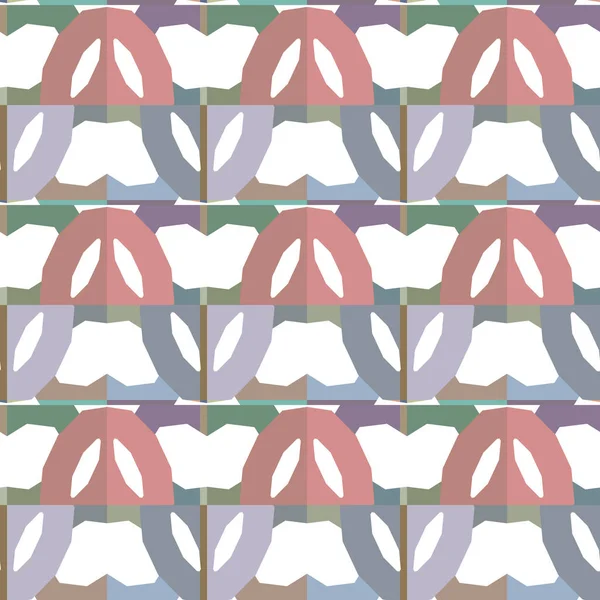 Geometrik süslemeli vektör deseni. Kusursuz tasarım dokusu.