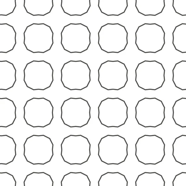 Abstracte Naadloze Patroon Vector Illustratie Met Verschillende Geometrische Vormen — Stockvector