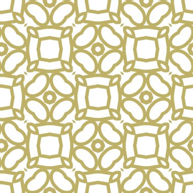 Geometrik süslemeli vektör deseni. Kusursuz tasarım dokusu.