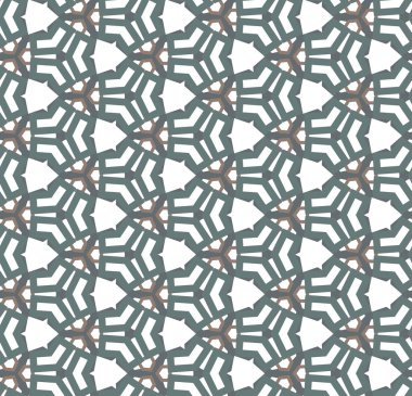 Soyut geometrik dikişsiz desen. Duvar kağıtları, arkaplanlar, yüzey dokuları için vektör çizimi 