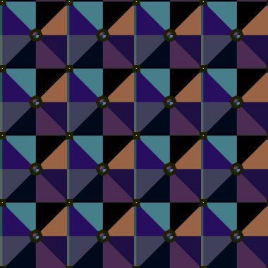 tileable background with geometric elements for fabric design 