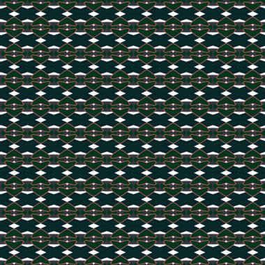 Geometrik süslemeli vektör deseni. Kusursuz tasarım dokusu.