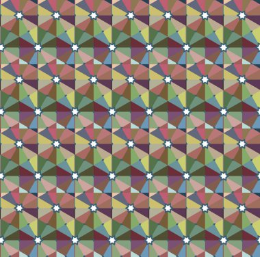 Geometrik süslemeli vektör deseni. Kusursuz tasarım dokusu.