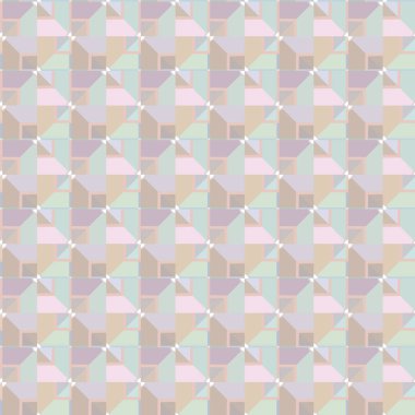 Modern geometrik vektör tasarımı, kusursuz desen çizimi