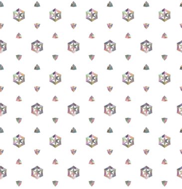 geometrik şekil tasarımlı kusursuz desen