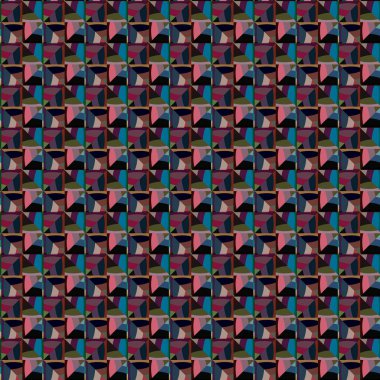 Geometrik süslemeli vektör deseni. Kusursuz tasarım dokusu.