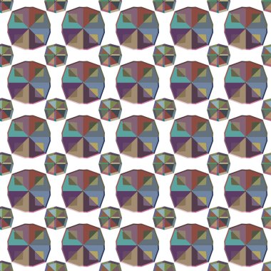Geometrik süslemeli vektör deseni. Kusursuz tasarım dokusu.