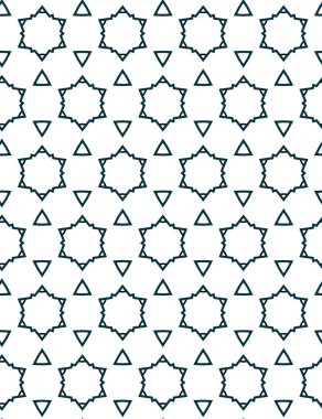 geometrik şekil tasarımlı kusursuz desen