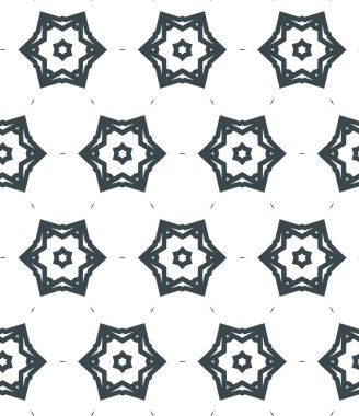 Geometrik süslemeli vektör deseni. Kusursuz tasarım dokusu.