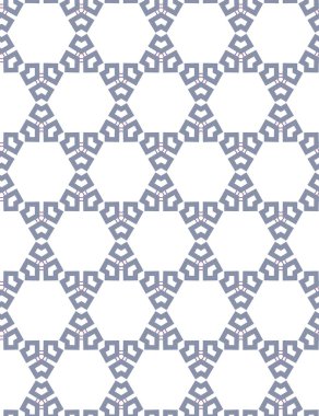 Renkli şekilli soyut geometrik desen
